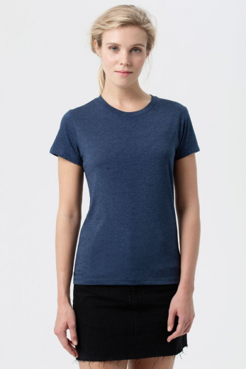 Футболка женская Regent Fit Women, синий меланж в России